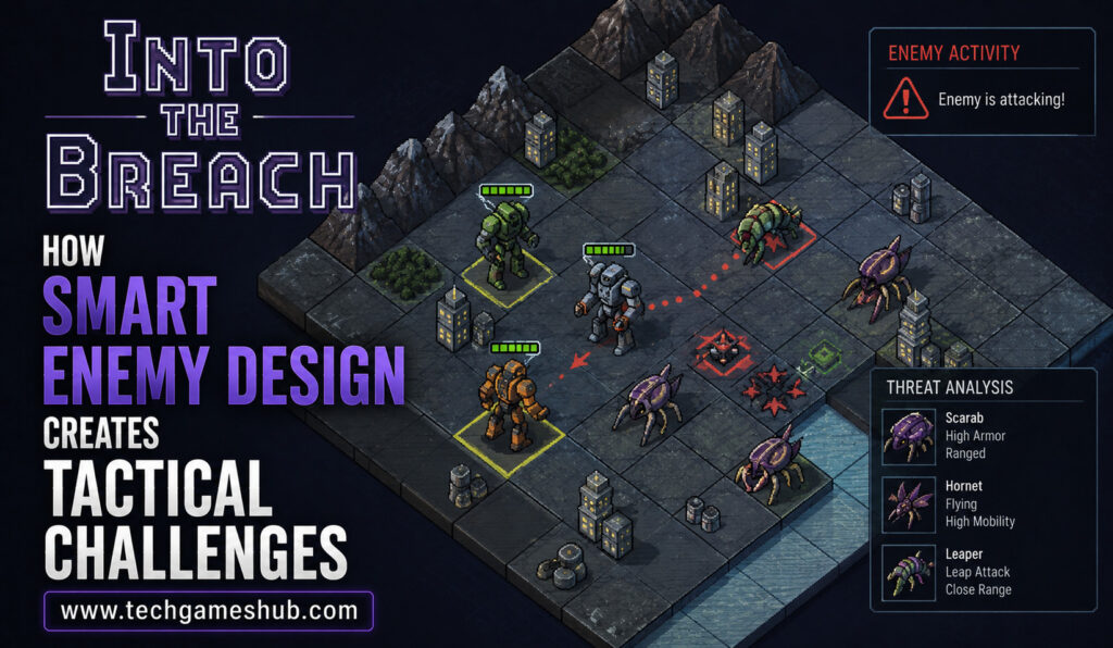 Into the Breach How Smart Enemy Design Creates Tactical Challenges