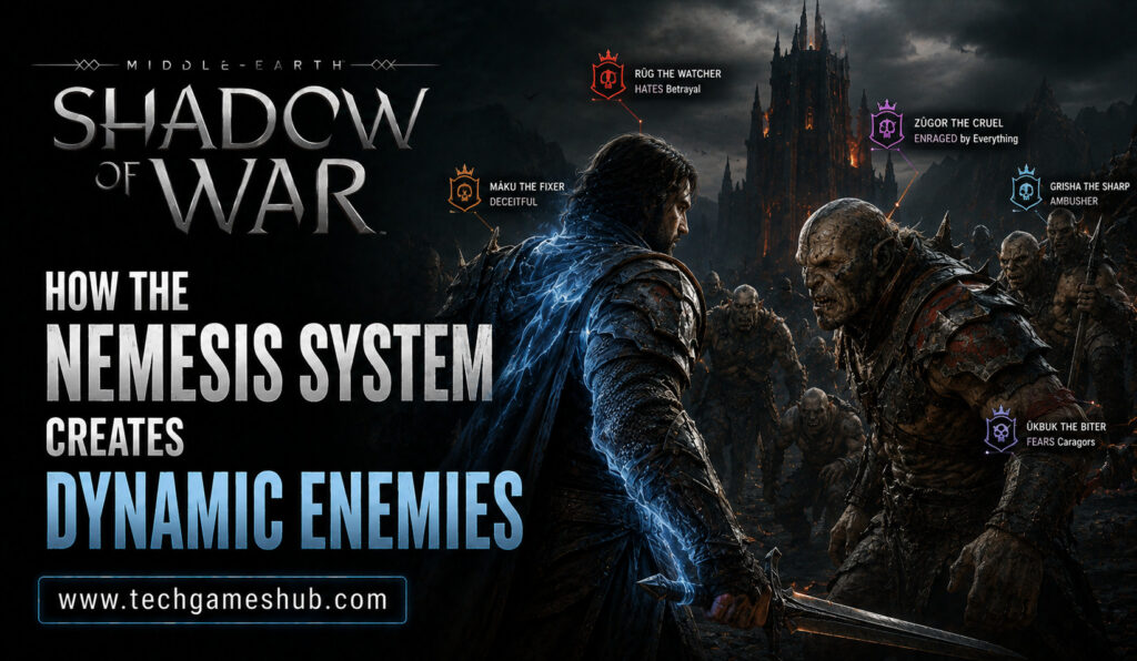 Middle-earth Shadow of War How the Nemesis System Creates Dynamic Enemies