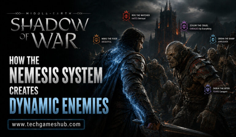 Middle-earth Shadow of War How the Nemesis System Creates Dynamic Enemies